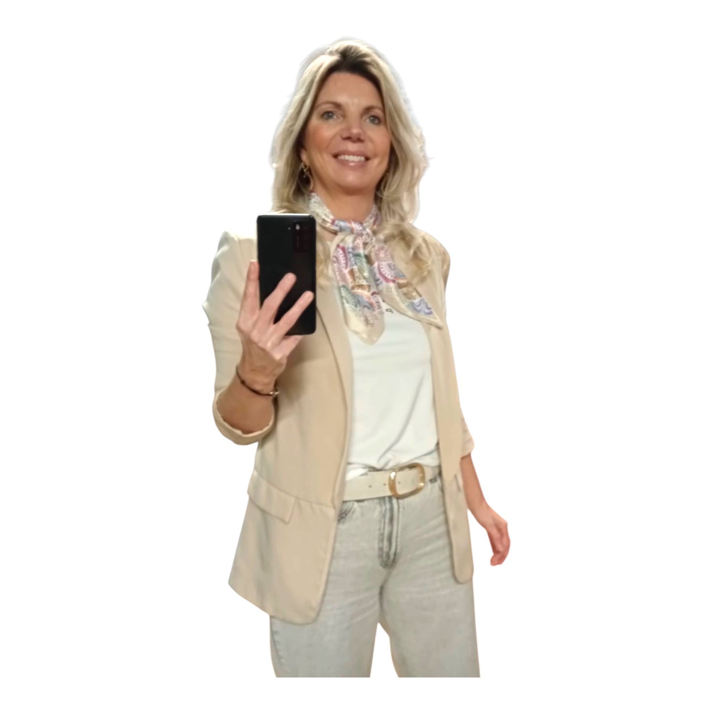Neck schelp Beige